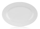 Piatto Ovale 34,5X24,2Cm Diamond In Ceramica