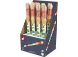 Janod Flauto Dolce In Legno Gioia - Strumento Musicale Colorato Per Bambini