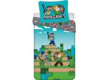 Minecraft - Set Di Biancheria Da Letto Per Letto Singolo "We Got This"" AG3949 (Letto Singolo) (Colorato)"