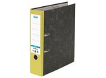Elba 100023247 Cartella Smart Marmo Nuvolato Originale, Con Etichetta Incollata Sul Dorso, Larghezza Dorso 8 Cm, Giallo