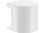 Cestino Hailo 3512001 Girevole Mono 12 Litri Bianco