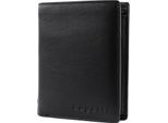 Bugatti Pelle Portafoglio City Line Rfid Coin Wallet Combi Style 13CC Black Nero