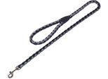 Guinzaglio Nobby "Corda" Nero/Grigio L: 100 Cm; L: 18 Mm