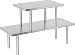 Scaffale Da Cucina Bremermann, Scaffale Universale, Portaspezie, Acciaio Inox