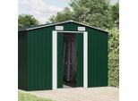 Vidaxl Casetta Da Giardino 257X580X181 Cm In Metallo Verde