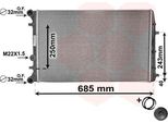 Van Wezel Radiatore Motore Con Accessori Per Skoda Fabia I Vw Polo Ii Iv Seat Ibiza