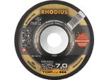 RS480 Disco Abrasivo , 125 X 7 X 22,23 , Per Acciaio/Acciaio Inox/Ghisa