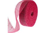Nastro Di Iuta Erika 5Cm X 40M - Nastro Decorativo Per Artigianato, Regali E Decorazioni Da Tavola