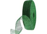 Nastro Di Iuta Verde Scuro 5Cm X 40M Nastro Artigianale Nastro Decorativo Nastro Regalo Fibra Naturale