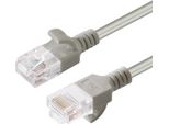 Microconnect - Cavo Di Rete - Da RJ-45 (M) A RJ-45 (M) - 15,0 M - Utp - Cat 6 - Senza Gancio, A Trefoli - Grigio (V-UTP615-SLI
