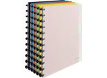 Esselte Vivida, A4, Con 25 Tasche, Pp Assortito, Tasche Intercambiabili - 8 Pezzi (624014)