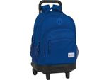 Safta Zaino Grande Con Ruote Compatte Staccabili Blackfit8 Oxford