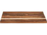 Vidaxl Piano Del Tavolo Quadrato 70X70 Cm 25-27 Mm In Legno Massiccio Di Recupero
