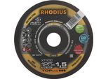 Rhodius Mola Da Taglio Extra Sottile XT100 125 X 1,5 X 22,23 Topline