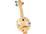 Banjo Di Legno Janod - Strumento Musicale Per Bambini - Giocattolo Colorato