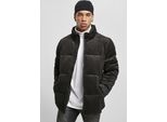 Urban Classics - Boxy Puffer Kord Winterjacke Schwarz - M