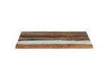 Piano Del Tavolo Quadrato 80X80 Cm 25-27 Mm In Legno Massiccio Di Recupero