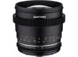 Obiettivo Video Samyang 85Mm T1.5 MK2 Vdslr Compatibile Con Canon Rf