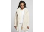 Urban Classics Donna - Mantello Sherpa Oversized Weiß - 4XL