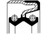 Corteco Anello Di Tenuta Per Albero Di Trasmissione 01029919B Per Man L2000 Fpm (Gomma Fluorurata) 110 Mm