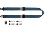 Peak Design Slide Lite Tracolla Fotocamera Pelle Nylon Blu