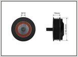Caffaro 83-25 Tendicinghia Cinghia Trapezoidale Dentata 61 Mm Per Vw Golf Iv Hatchback (1J1) Passat Variant (3B6) Passat Variant (3B5) Passat (3B3) Passat Variant