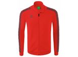 Erima Essential Team Tracktop Jack Bambini - Rosso / Grigio Ardesia