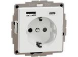 Merten Schuko Steckdose Mit Usb LadegeräT MEG2367-0325 (MEG2367-0325)