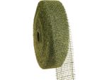 Nastro Di Iuta Verde Oliva 5Cm 40M Decorazione Floreale Fioristica