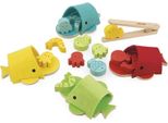 Janod Gioco Dei Colori In Legno Balena - Gioco Educativo Di Abilità Motorie Per Bambini