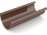 Bryza Gutter, Grondaia In Plastica Ø 125 Mm, Lunghezza 3M, Marrone Ral 8017