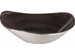 Ciotole Triangolari Churchill Stonecast Patina Black 235 Mm (12 Pezzi)
