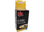 Uprint CLI526 Cartuccia D'inchiostro Canon, Con Chip, Ciano