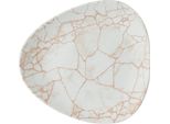 Churchill Studio Prints Kintsugi Lotus Plate, Corallo, 228 Mm, (12 Pezzi)