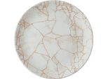Churchill Studio Prints Kintsugi Evolve Coupe Plate, Corallo, 260 Mm, (12 Pezzi)