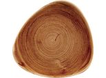 Churchill Stonecast Patina Piatti Triangolari, Rame Vintage, 229 Mm (12 Pezzi)