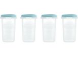 Miniland Contenitori Per Alimenti, Terra, 4X330Ml, Blu