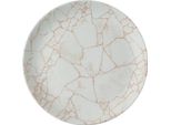 Churchill Studio Prints Kintsugi Evolve Coupe Plate, Corallo, 285 Mm, (12 Pezzi)