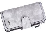 Portafoglio Grande Da Donna In Ecopelle, Design Elegante, 23 Scomparti, Chiusura A Zip