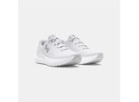 Under Armour W Charged Surge 4 Scarpe Da Corsa Da Donna 3027007 100 Bianco/Grigio, Taglia Della Scarpa: 41 Eu