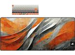 Sharkoon Skiller SGK50 S3 Design Bundle D6 Xxl Mousemat+Keycaps Grau/Orange