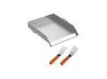 Piastra Grill, Materiale In Acciaio Inox, Dimensioni 18 X 16 Pollici, Peso 9,7 Libbre, Tensione 6V, Potenza 1W