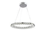 Lampadario Di Cristallo, Design Moderno, Luci A Sospensione Led, 1 Anello D30Cm, Regolabile