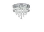 Lampadario Moderno In Cristallo, 31W Led, Dimmerabile Con Telecomando, Bianco Caldo
