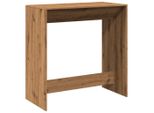 Vidaxl Tavolo Da Bar In Rovere Artigianale 102X50X103,5 Cm Materiale A Base Di Legno