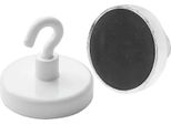 Stoker 32 Mm Ganci Magnetici 2 Unità Argento Argento Taglia Unica