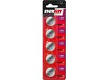 Enerhit Cella A Bottone Al Litio Cr-2025 3V Rosso Taglia Unica