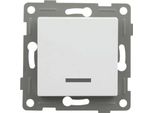 Pulsante Illuminato Onlex 10A 250V Bianco Taglia Unica