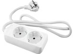 Onlex Cavo Base 2 Prese 1,5 M Trasparente Taglia Unica / Spina Ue 220V Trasparente Taglia Unica