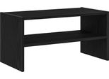 Vidaxl Scarpiera Impilabile In Rovere Nero 60X30X30,5 Cm